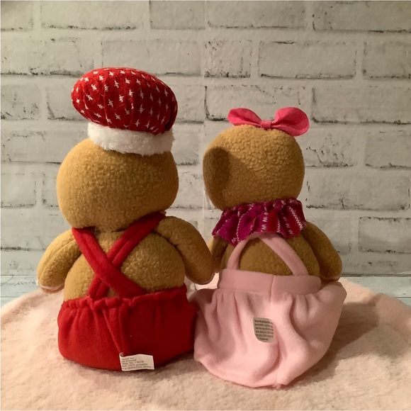 Plush Christmas Gingerbread Boy and Girl Shelf Sitting - Picture 4 of 4